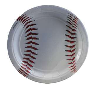 Baseball Party Cake Plates  