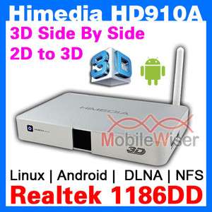   HD910A 3D Full HD 1080p HDMI 1.4 Blu Ray ISO Media Player Realtek 1186