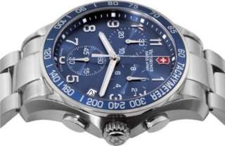 Victorinox Swiss Army Mens 241120 Classic Chronograph Blue Dial Watch 