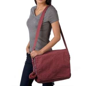 KIPLING HOVER Messenger Bag with Laptop Protection Dusty Day  