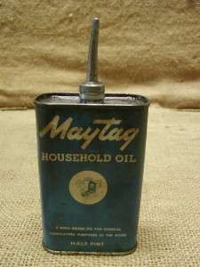 Vintage Maytag Oil Can  Antique Oiler Tractor Old Iowa  