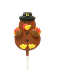 Thanksgiving Lollipals, 4 Cute Thanksgiving Turkey Shaped Pops, Great 
