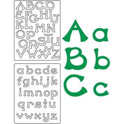 Provo Craft Coluzzle Camelot Font Alphabet Template  Overstock