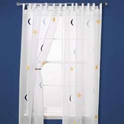 Moon and Star 84 inch Curtain Panel Pair  