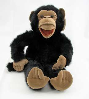 Unipak California Plush Stuffed Animal Monkey Chimpanzee Black Brown 
