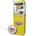 yellow popcorn maker machine w 4 oz kettle popper pedestal