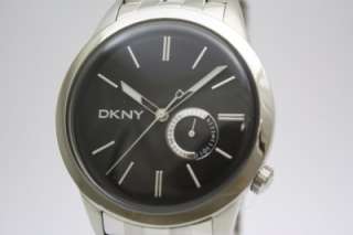 New DKNY Men Stainless Steel Dress Watch Date NY1430  