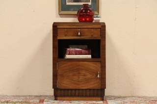Art Deco Bedside Table or Nightstand  