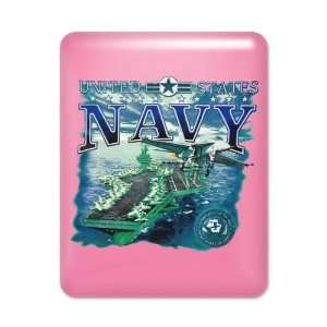  iPad Case Hot Pink United States Navy Aircraft Carrier And 