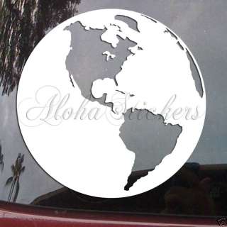 PLANET EARTH Vinyl Decal Car Truck Window Sticker M43  
