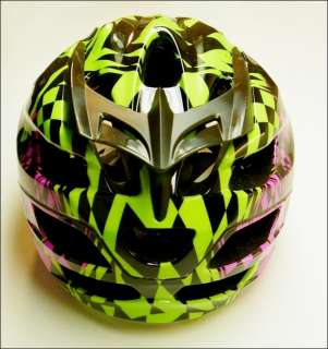 Fox Flux MTB Cycling Helmet Black Green L/XL  Mountain Bike 59 64 cm 