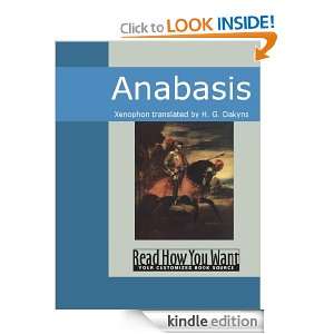 Start reading Anabasis  