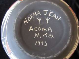 GORGEOUS ACOMA VASE POT 1993 NORMA JEAN BEAR CLAW TOP  
