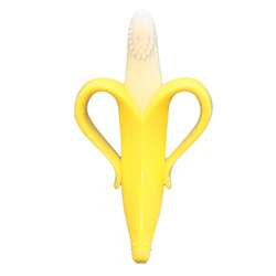 Baby Banana Toothbrush with Handles  