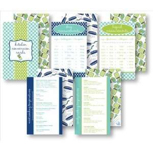 Kitchen Conversion Cards   Preppy Turquoise & Lime 