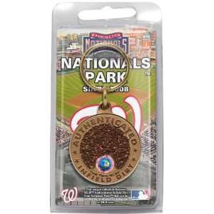 Nationals Park Bronze Infield Dirt Keychain  Sports 