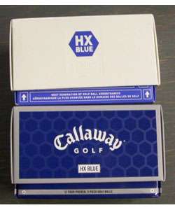 Two Dozen Callaway HX Blue Overrun Golf Balls  