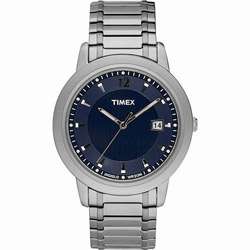 Timex Classic Indiglo Mens Stainless Steel Watch  Overstock