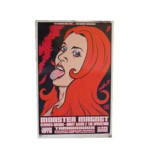 Monster Magnet Poster Concert Gig Brian Ewing