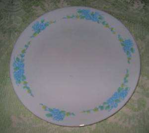 Corning Corelle Morning Song Dinner Plate Blue,Green  