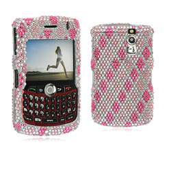 Blackberry QWE DIAM BB8330 Pink Rhinestone Case  