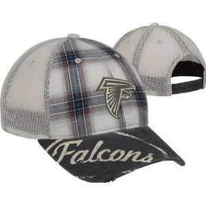 Atlanta Falcons Retro Sport Plaid Mesh Back Slouch Adjustable Hat 