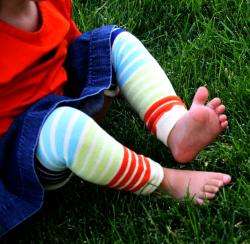 Headbandz Fun Stripes Baby Leg Warmers  