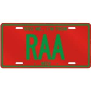 NEW  KISS ME , I AM FROM RAA  MALDIVES LICENSE PLATE SIGN CITY 