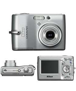 Nikon Coolpix L10 5MP Silver Digital Camera  