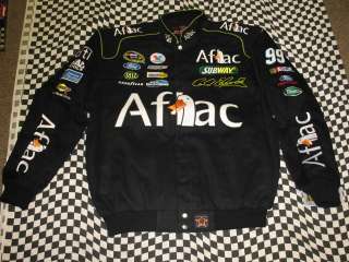Carl Edwards #99 AFLAC Cotton Twill Adult 4XL Jacket JH Design   Size 