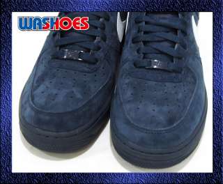 2011 Nike Air Force 1 07 Obsidian Navy Blue White UK 7~12 Suede dunk 