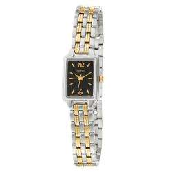 Seiko Womens Dress Stainless and Yellow Goldplated Steel Quartz 