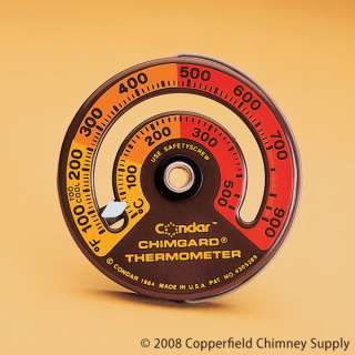 Chimney 41100 Chimgard Stove Thermometer Magnetic 052618030047  