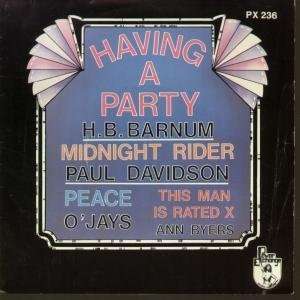   INCH (7 VINYL 45) UK POWER EXCHANGE 1976: HAVING A PARTY: Music