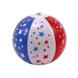  7 Patriotic Star Beach Ball Inflate: Toys & Games