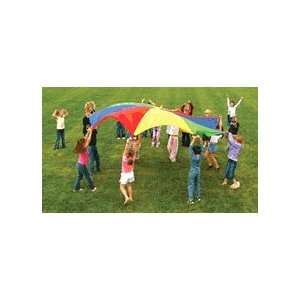   Multi Colored Parachute with Twenty Four Handles