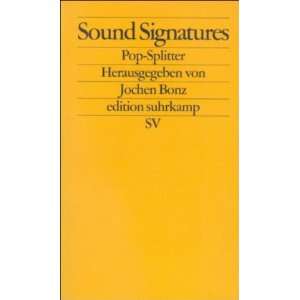  Sound Signatures Pop Splitter (Edition Suhrkamp) (German 