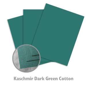    Kaschmir Dark Green Cotton Paper   800/Carton: Office Products
