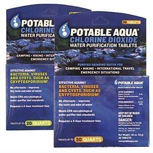 Potable Aqua ClO2 20 Pack 