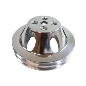 Racer Performance Chevy Big Block Polished Aluminum Water Pump Pulley 