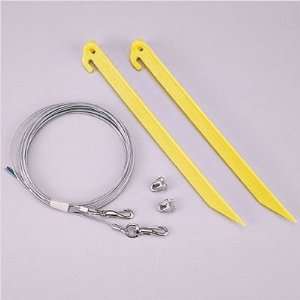  Guy Wire Kit   10 foot wire, 12 inch Stakes Everything 