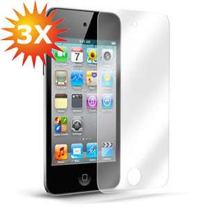 3x Clear LCD Screen Protector film for Apple iPod Touch 4 4G gen 4th 
