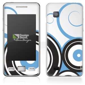  Design Skins for Samsung Star 2 S5260   Blue Circles 