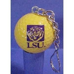  Louisiana State University Logo Golf Ball Key Chain 