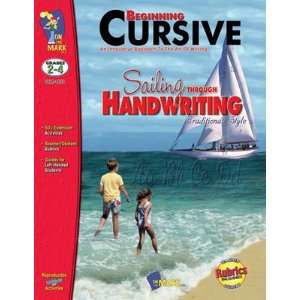 Sailing Through Handwriting Traditional Style Begin Cursive  