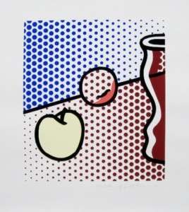 Still Life with Red Jar, Ltd Ed Silk screen, Roy Lichtenstein  