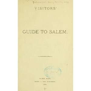  Visitors Guide To Salem Thomas Franklin Hunt Books