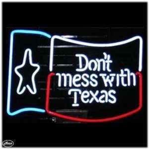 Neon Direct ND 0024 Dont Mess with Texas Flag  Sports 