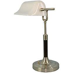 Grandrich Full spectrum Satin Steel Table Lamp  Overstock