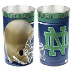  Notre Dame Fighting Irish NCAA Tapered Wastebasket (15 